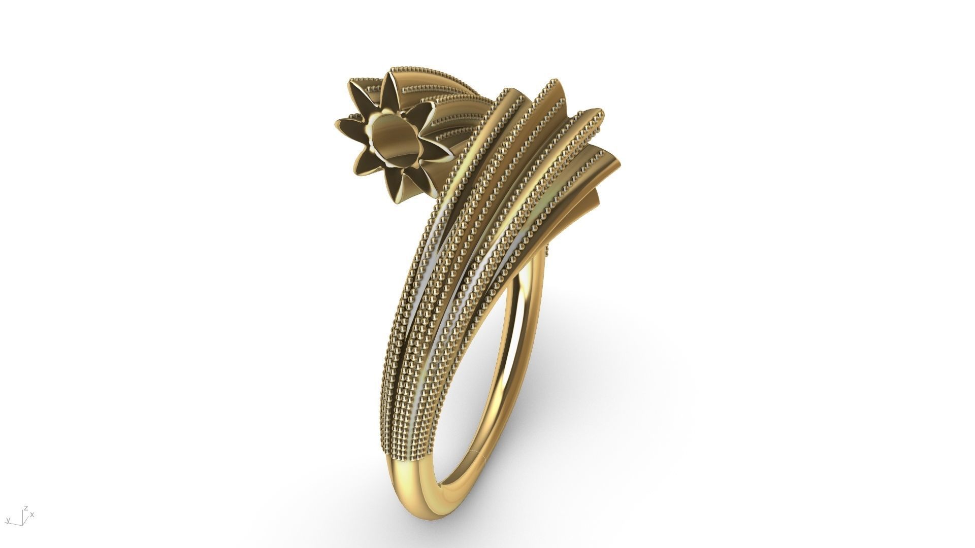 BYPASS MILGRAIN RING stl verified 3D print model_8