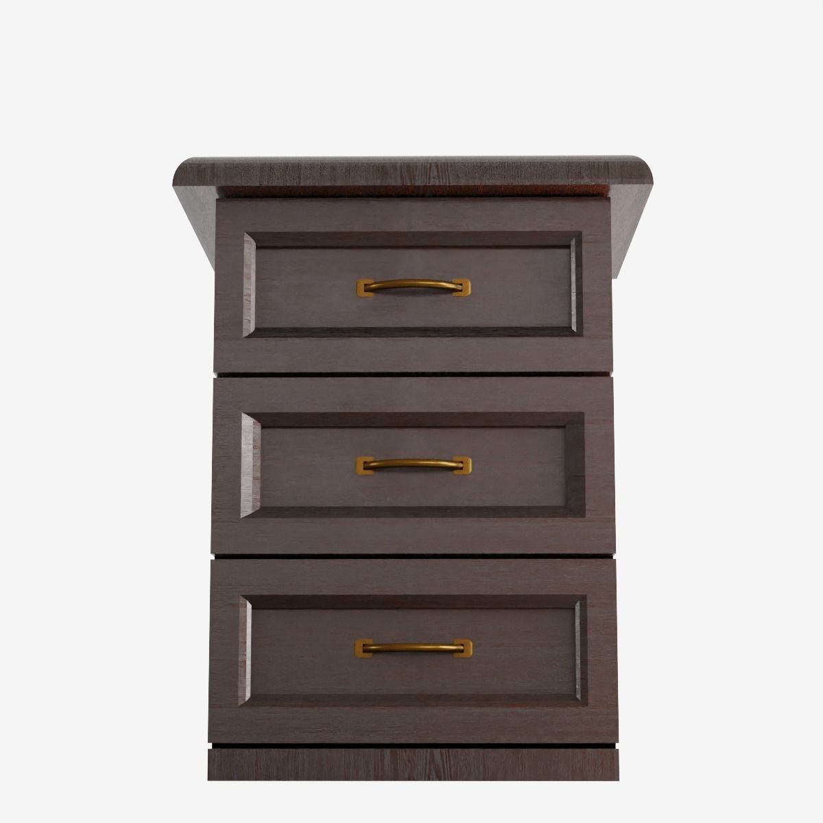 Chest of Drawers Low-poly 3D model_11