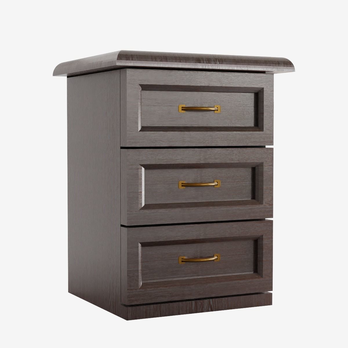 Chest of Drawers Low-poly 3D model_2