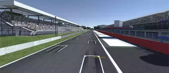 Race Track 3D model