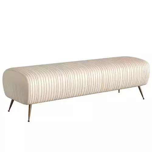 Souffle Bench by Kelly Wearstler 3D model