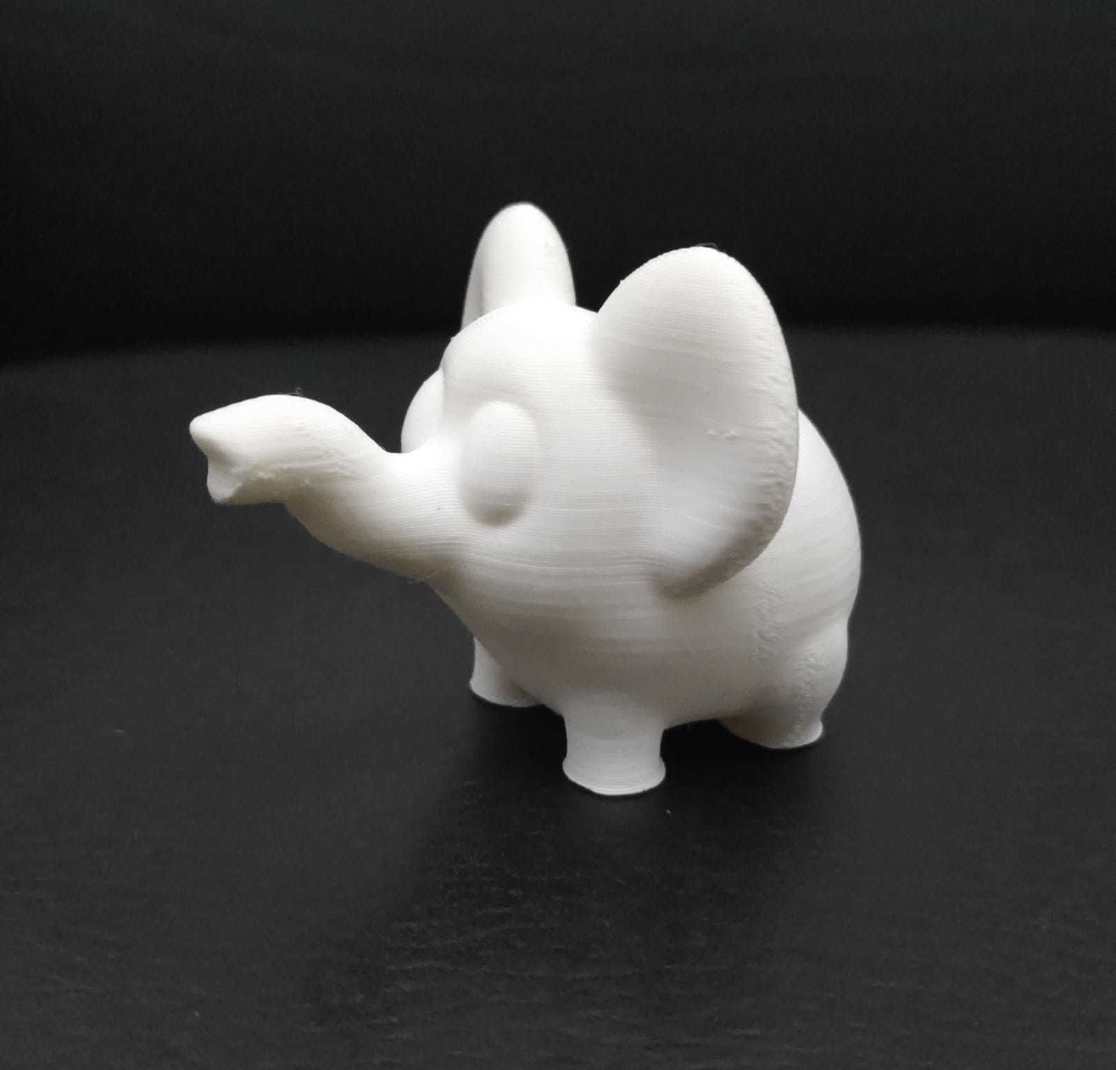 Elephant Cartoon 3D print model_4