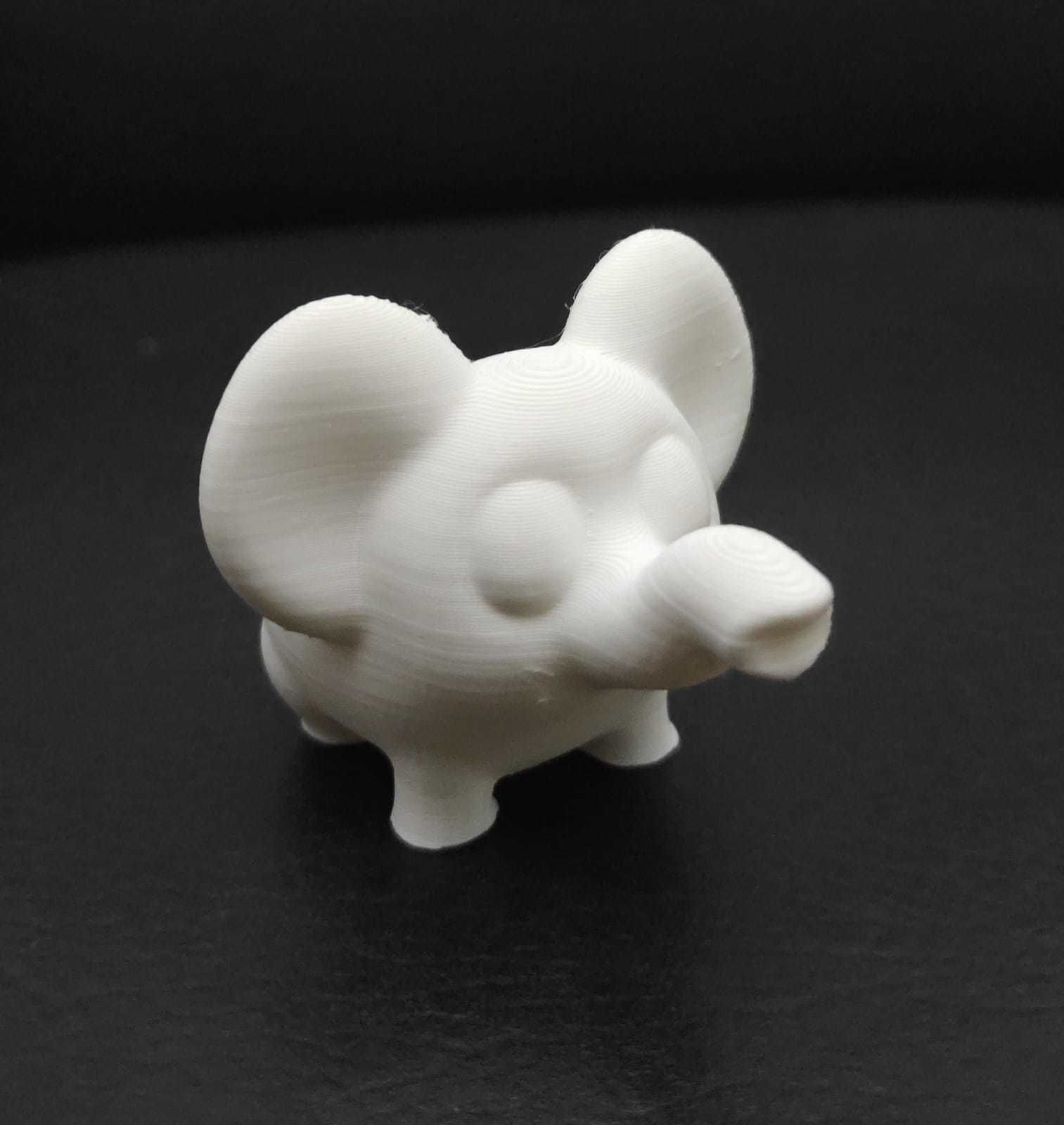 Elephant Cartoon 3D print model_9