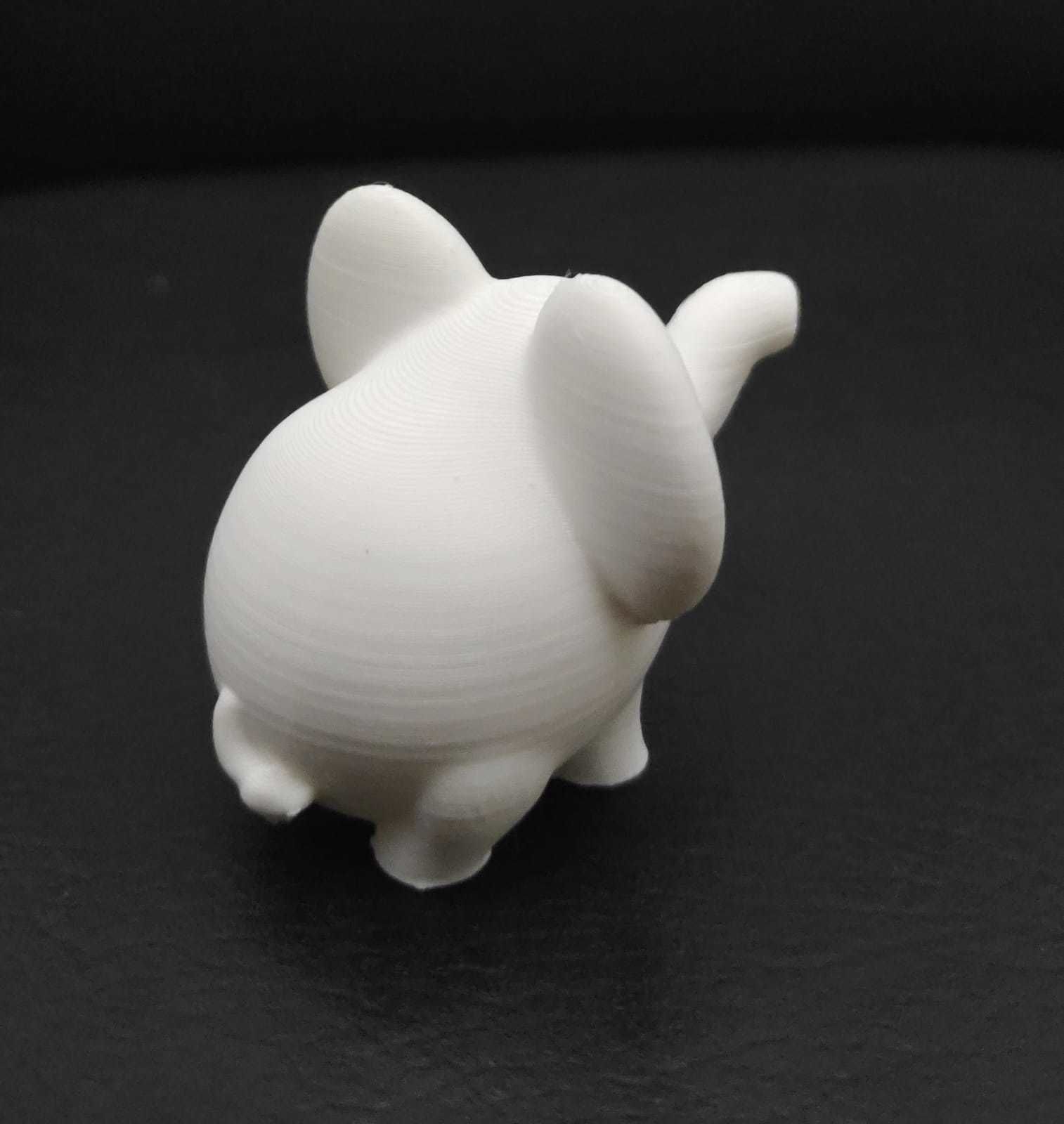 Elephant Cartoon 3D print model_12