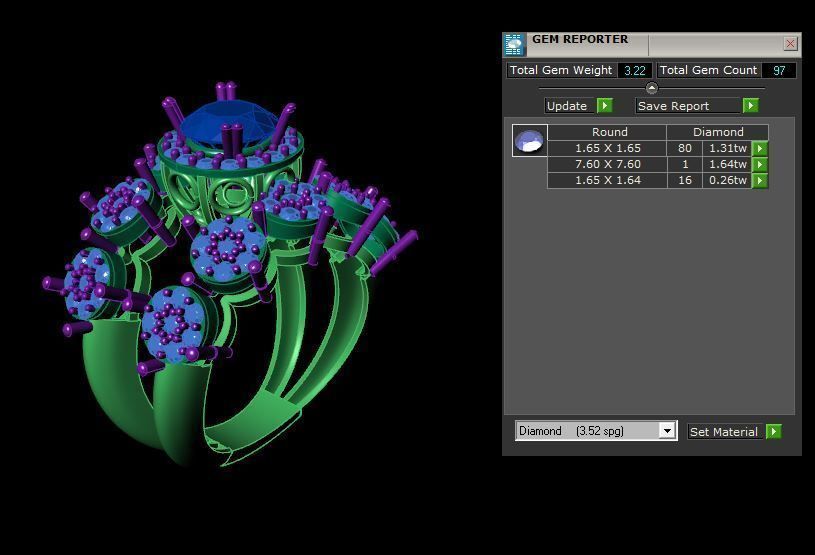 Rings 3D print model_5