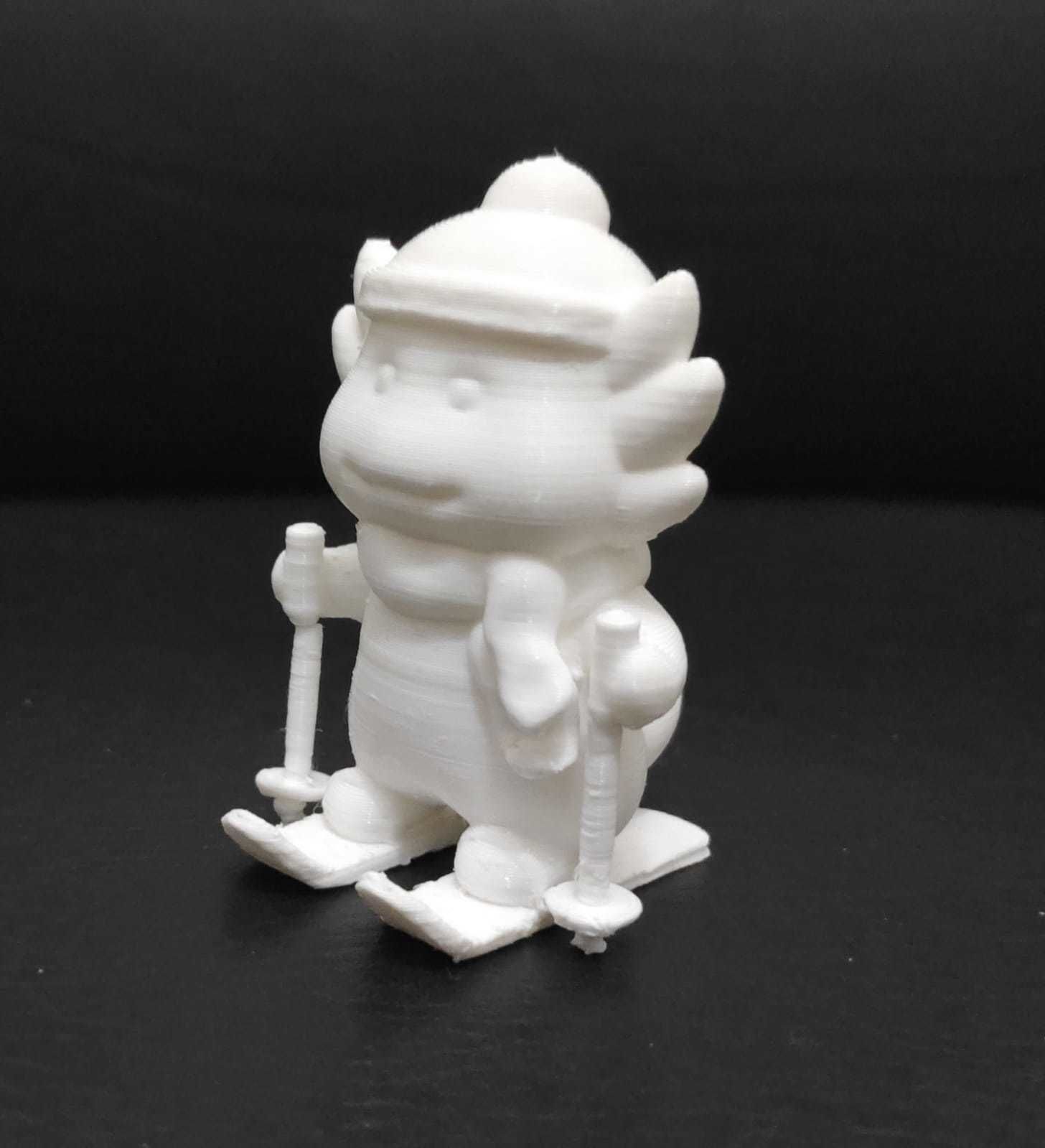 Axolotl Ski 3D print model_9