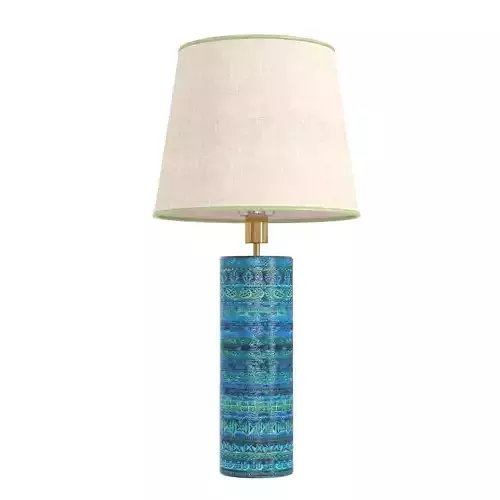 Aldo Londi Rimini Blue Table Lamp 3D model