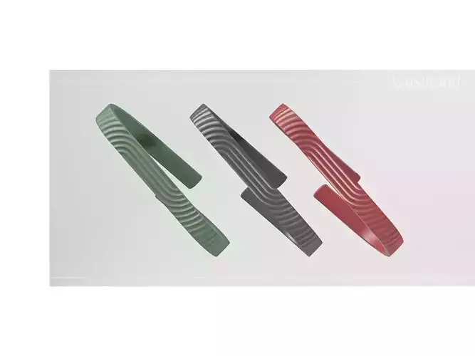 Wristband pair of wristbands 3D model