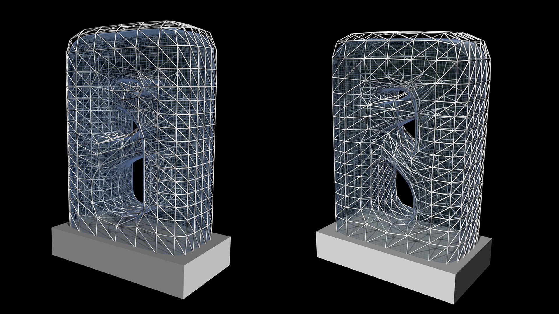 Morpheus Hotel by Zaha Hadid Architects 3D model with GH script 3D model_4