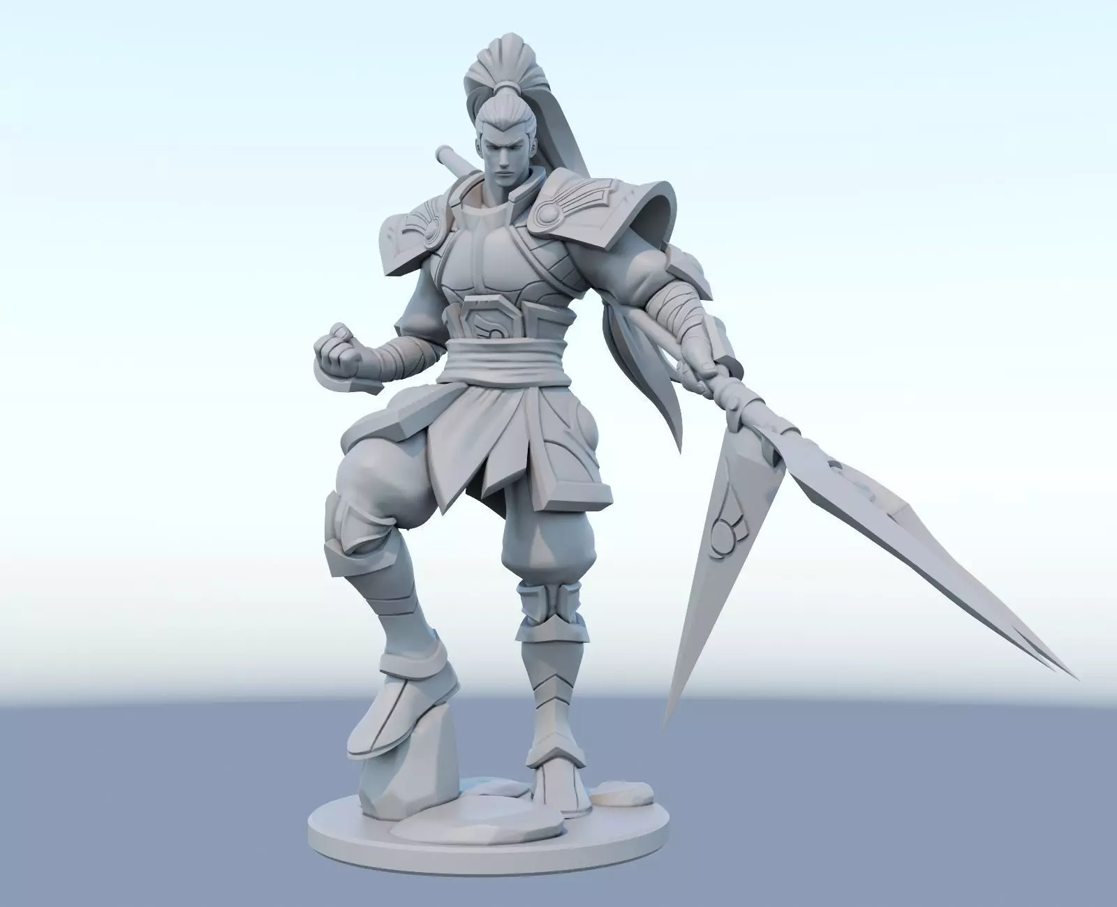 xin zhao league of legends 3d print model 3D print model_0