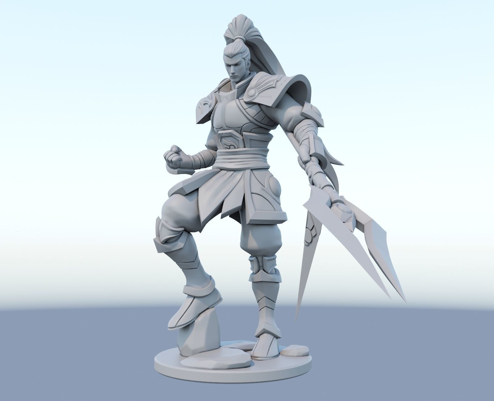 xin zhao league of legends 3d print model 3D print model_1