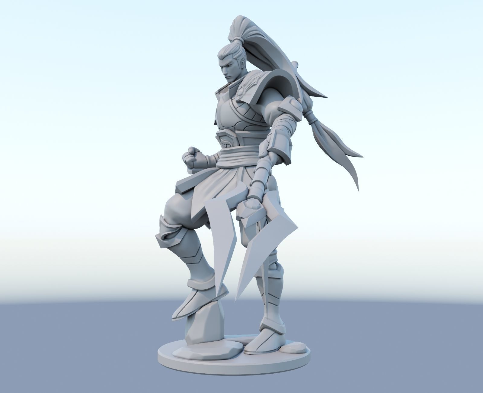 xin zhao league of legends 3d print model 3D print model_3