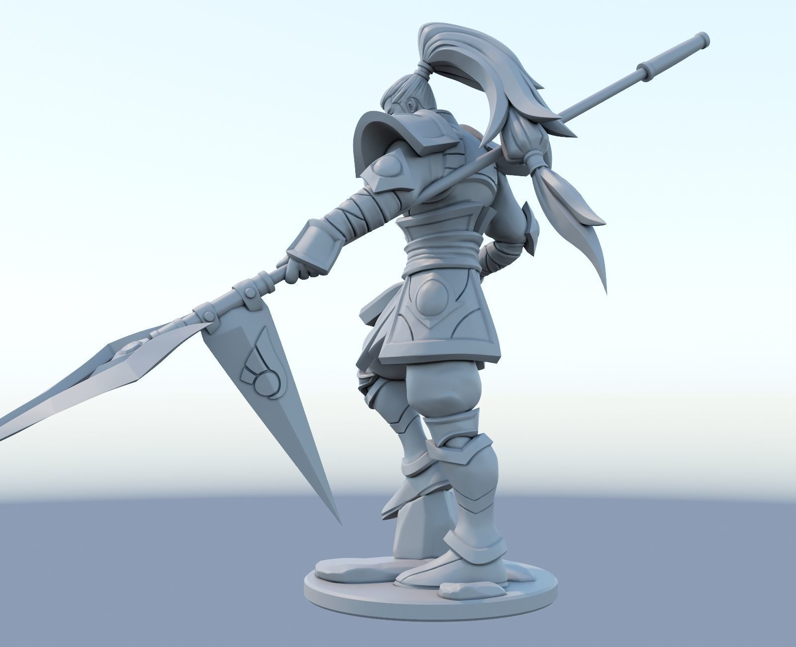 xin zhao league of legends 3d print model 3D print model_4