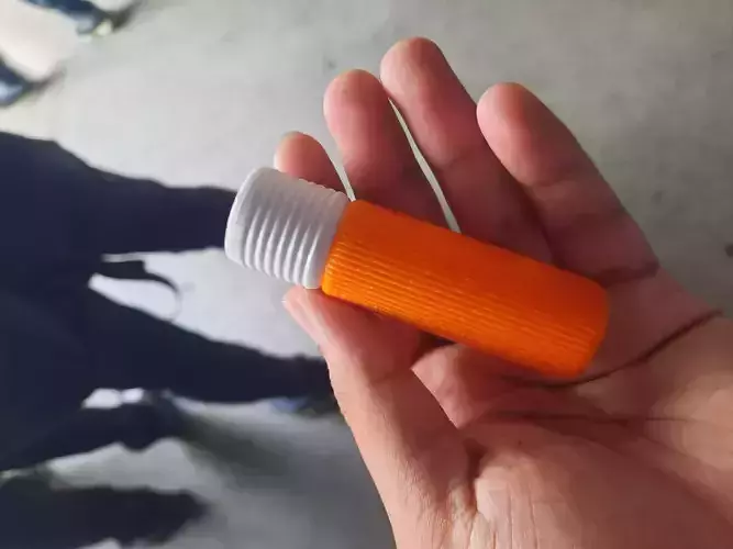 Scalable cylindrical box 85mm x 24 mm dia Ready for making 3D print model