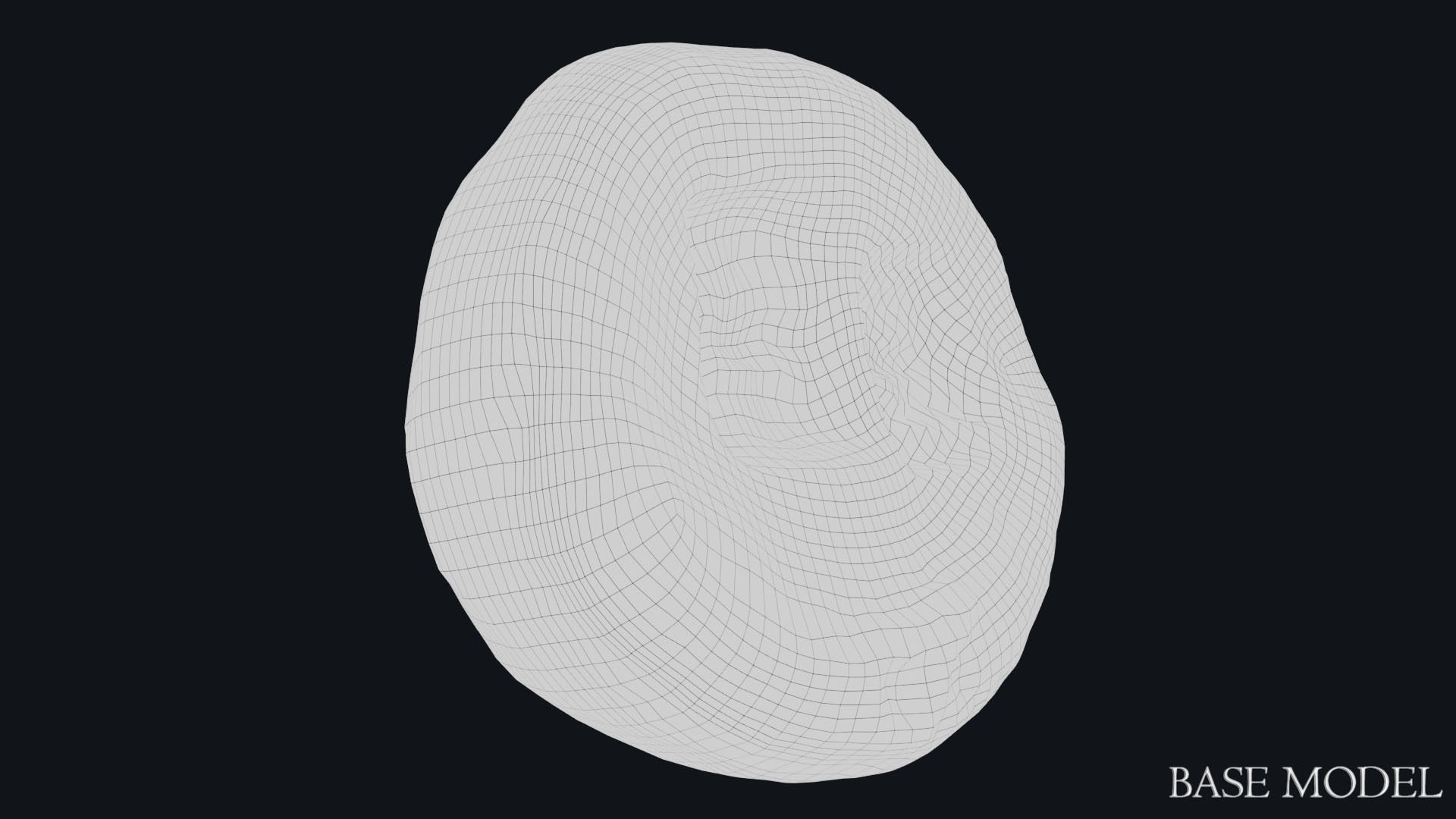 Lydian Coin Low-poly 3D model_48