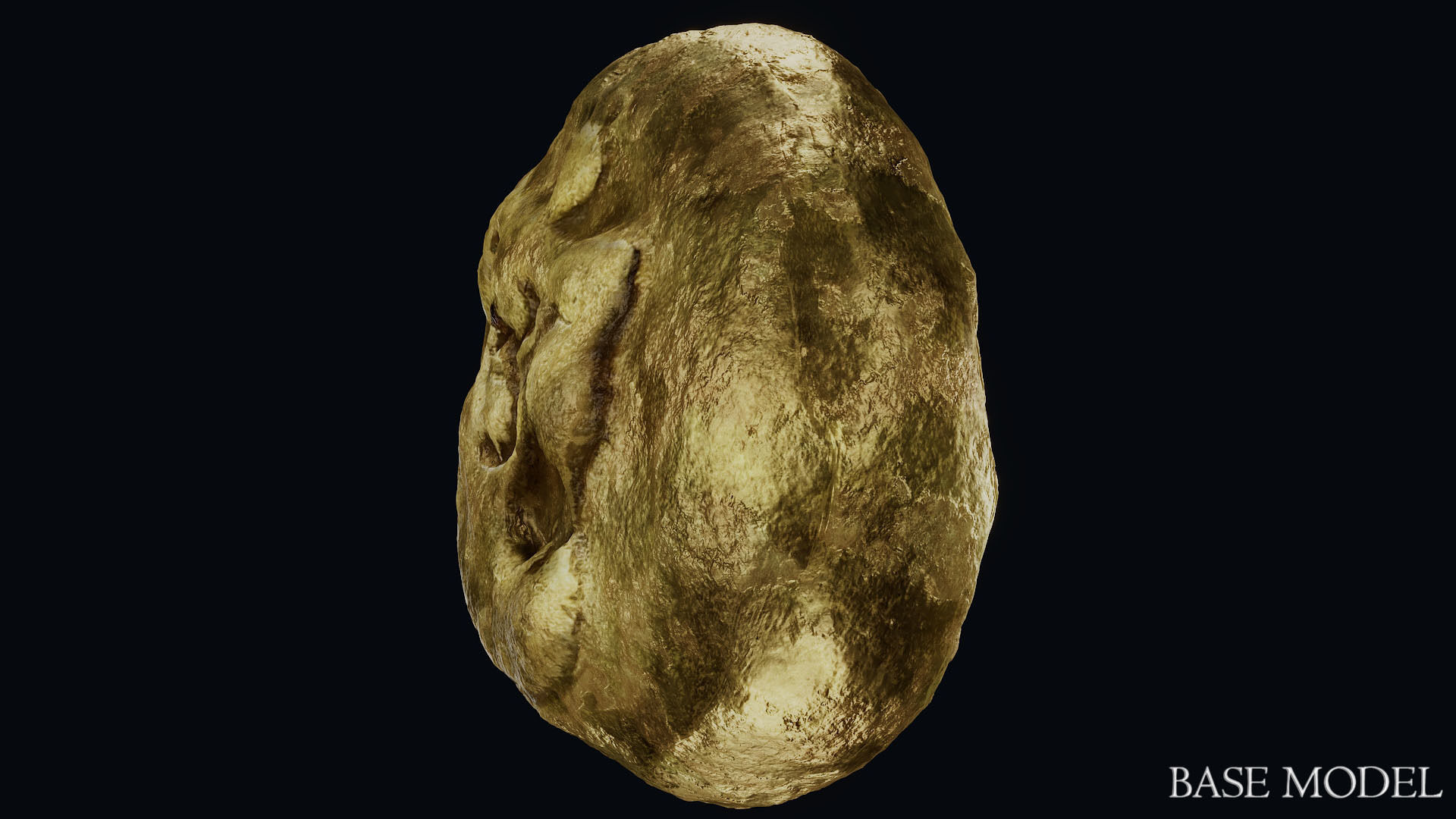 Lydian Coin Low-poly 3D model_45