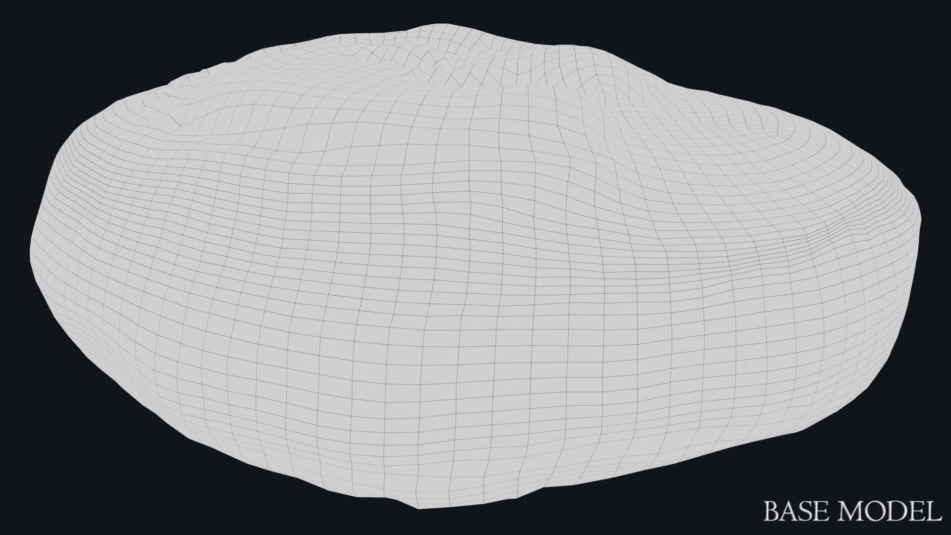 Lydian Coin Low-poly 3D model_42