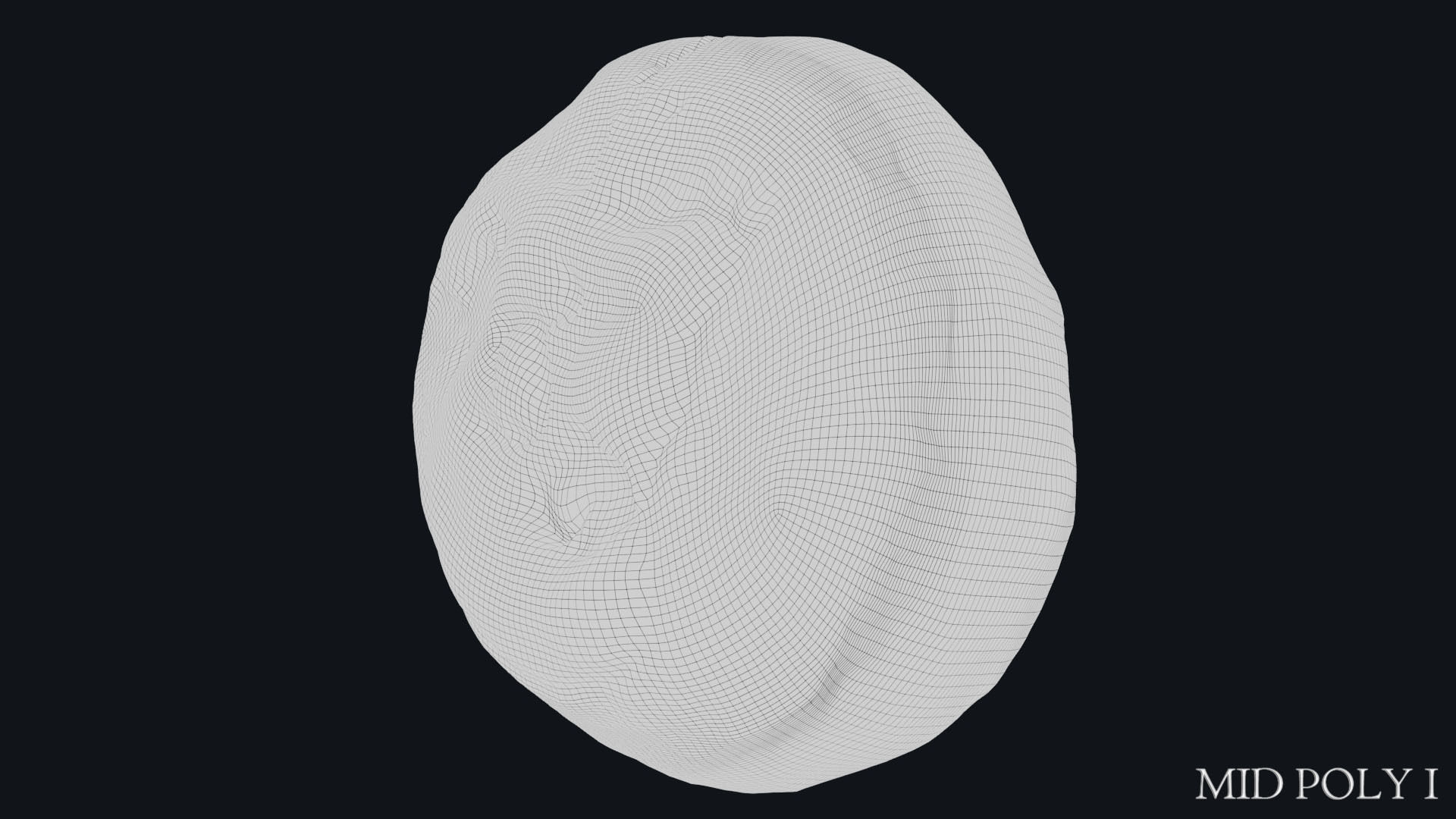 Lydian Coin Low-poly 3D model_55