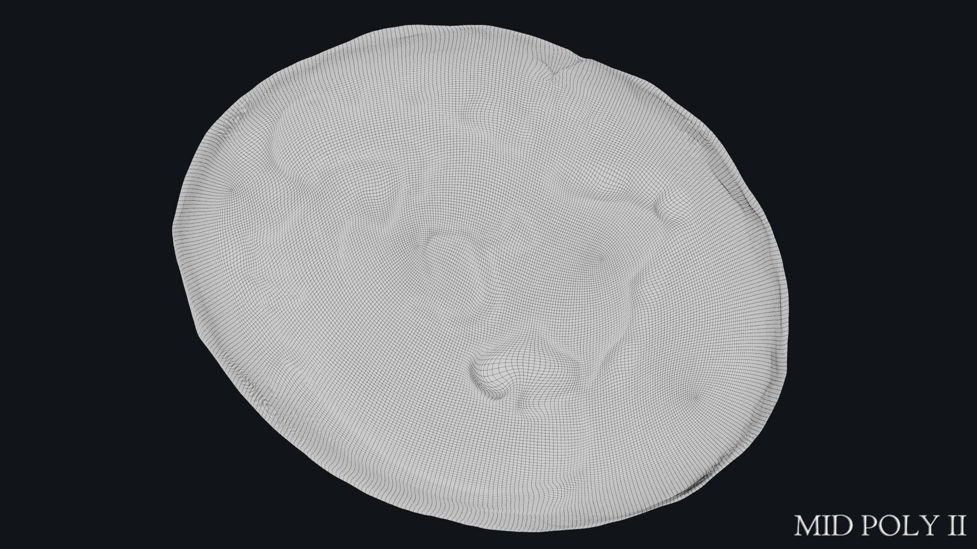 Lydian Coin Low-poly 3D model_60