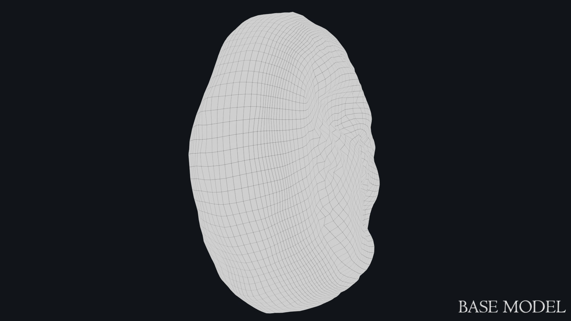 Lydian Coin Low-poly 3D model_26