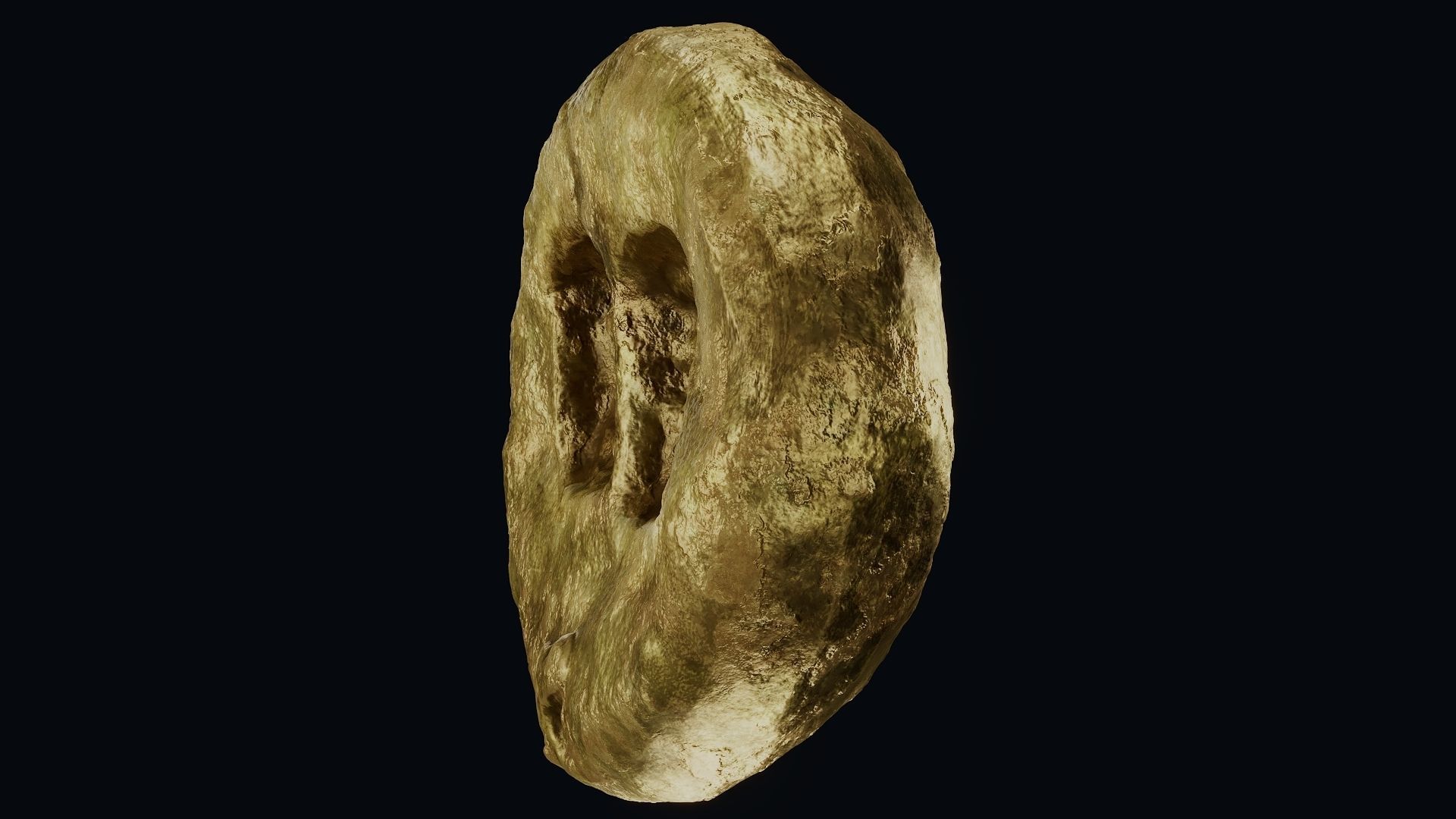 Lydian Coin Low-poly 3D model_7