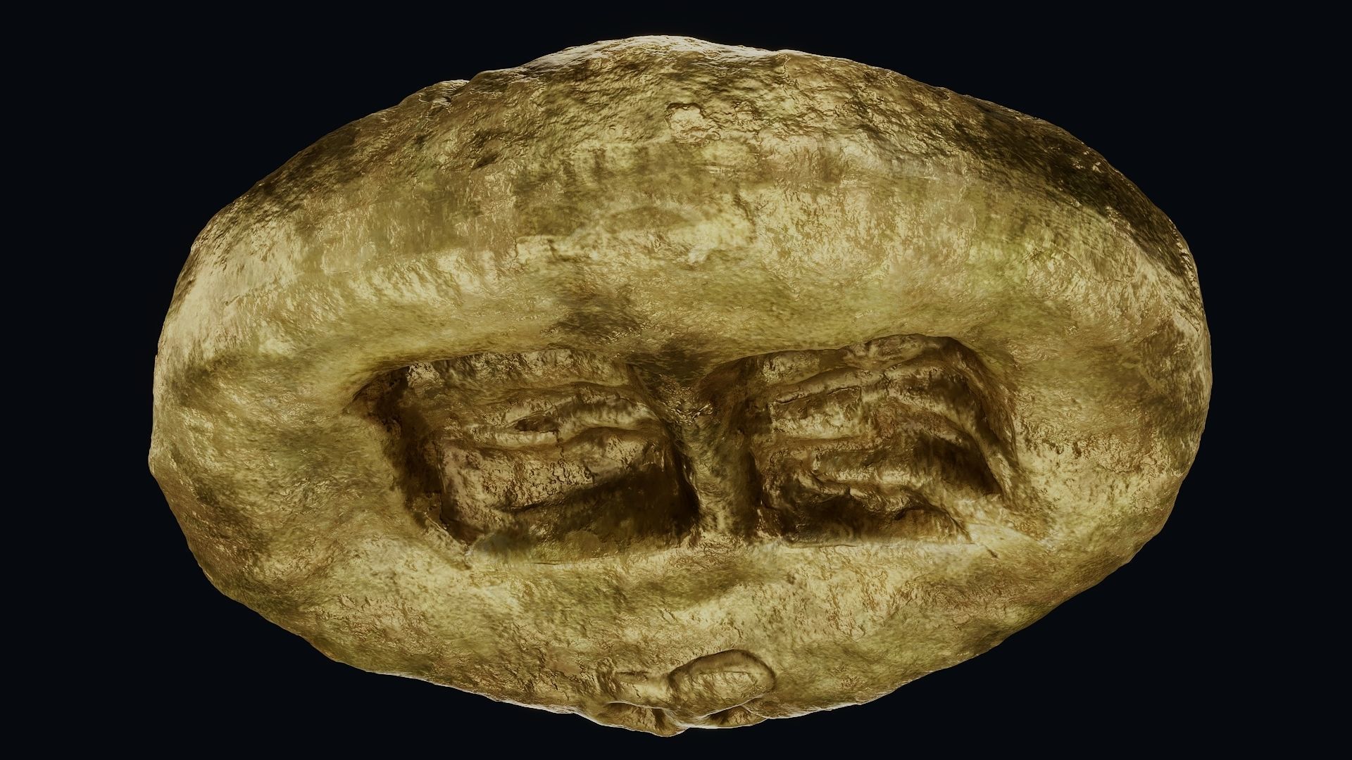 Lydian Coin Low-poly 3D model_10