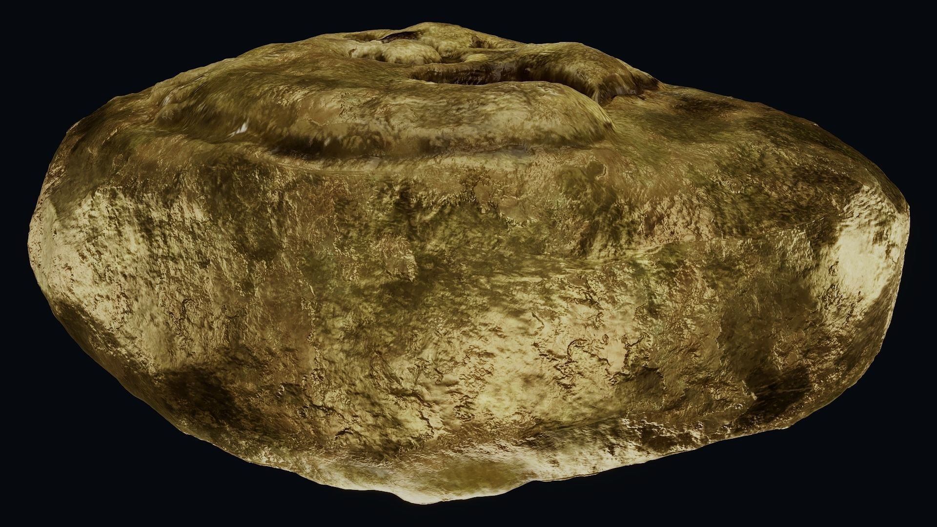 Lydian Coin Low-poly 3D model_14