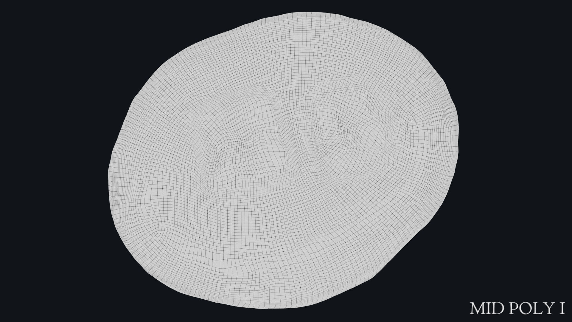 Lydian Coin Low-poly 3D model_56