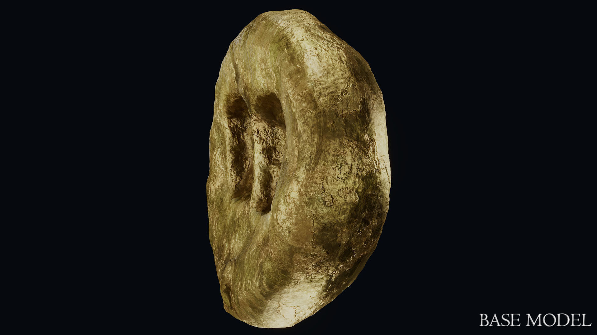 Lydian Coin Low-poly 3D model_27