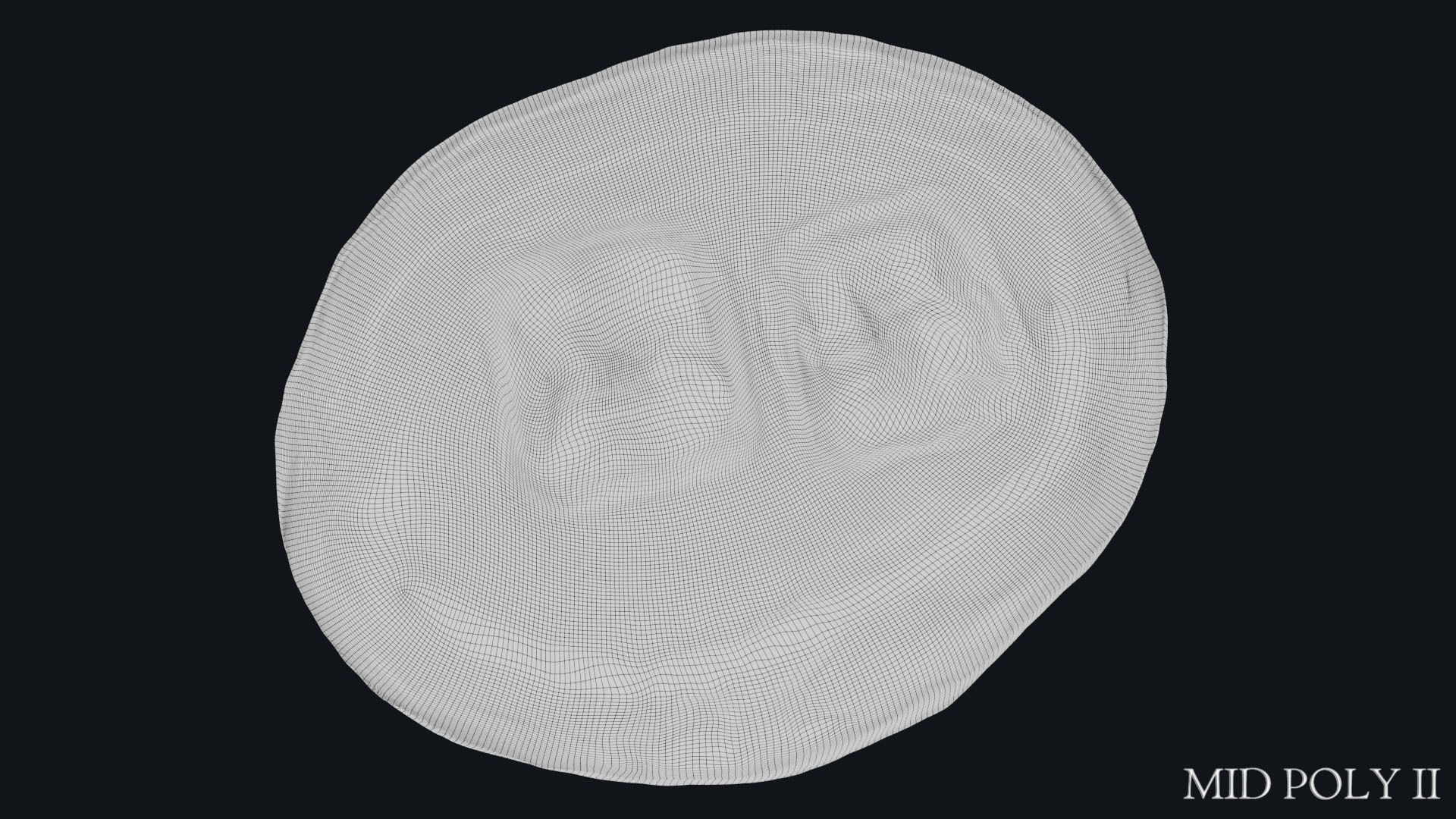 Lydian Coin Low-poly 3D model_62