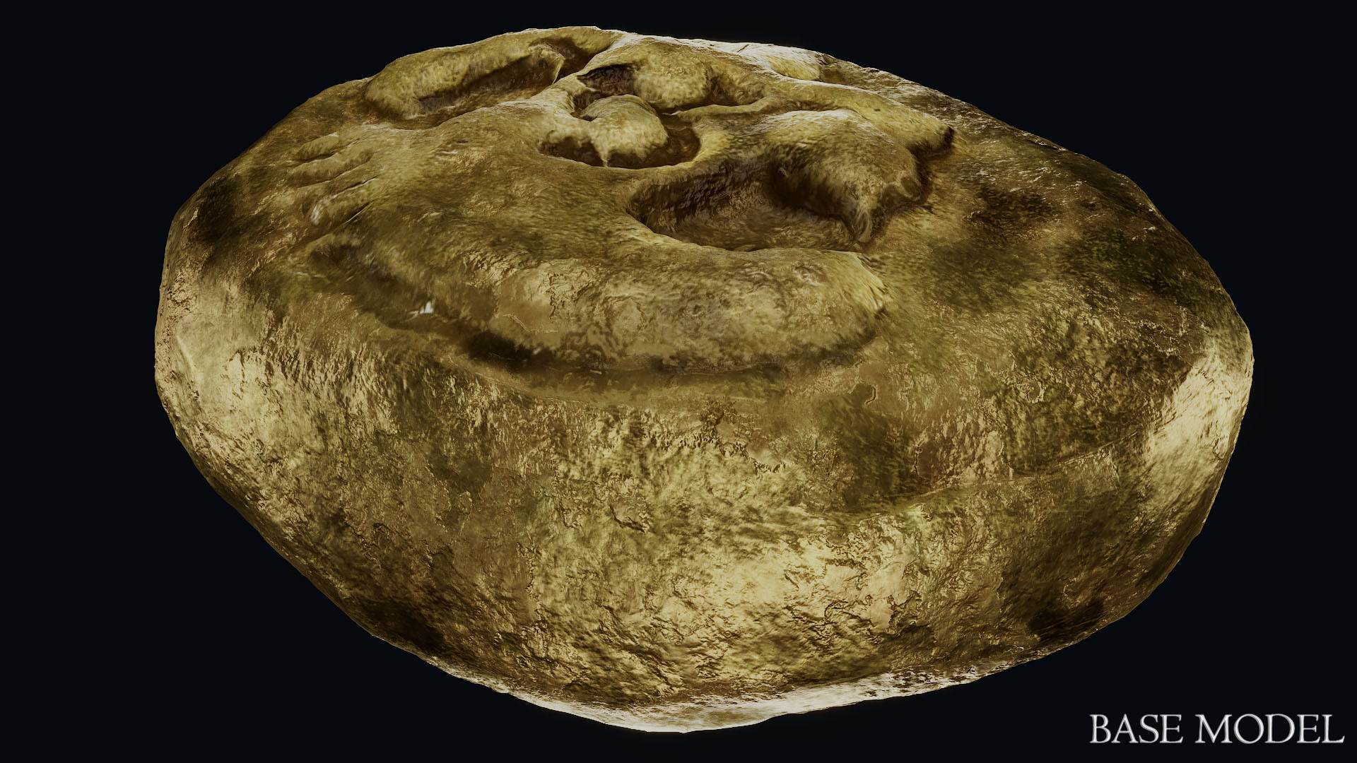 Lydian Coin Low-poly 3D model_39