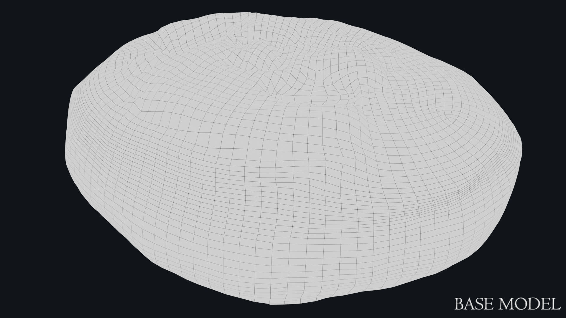 Lydian Coin Low-poly 3D model_40