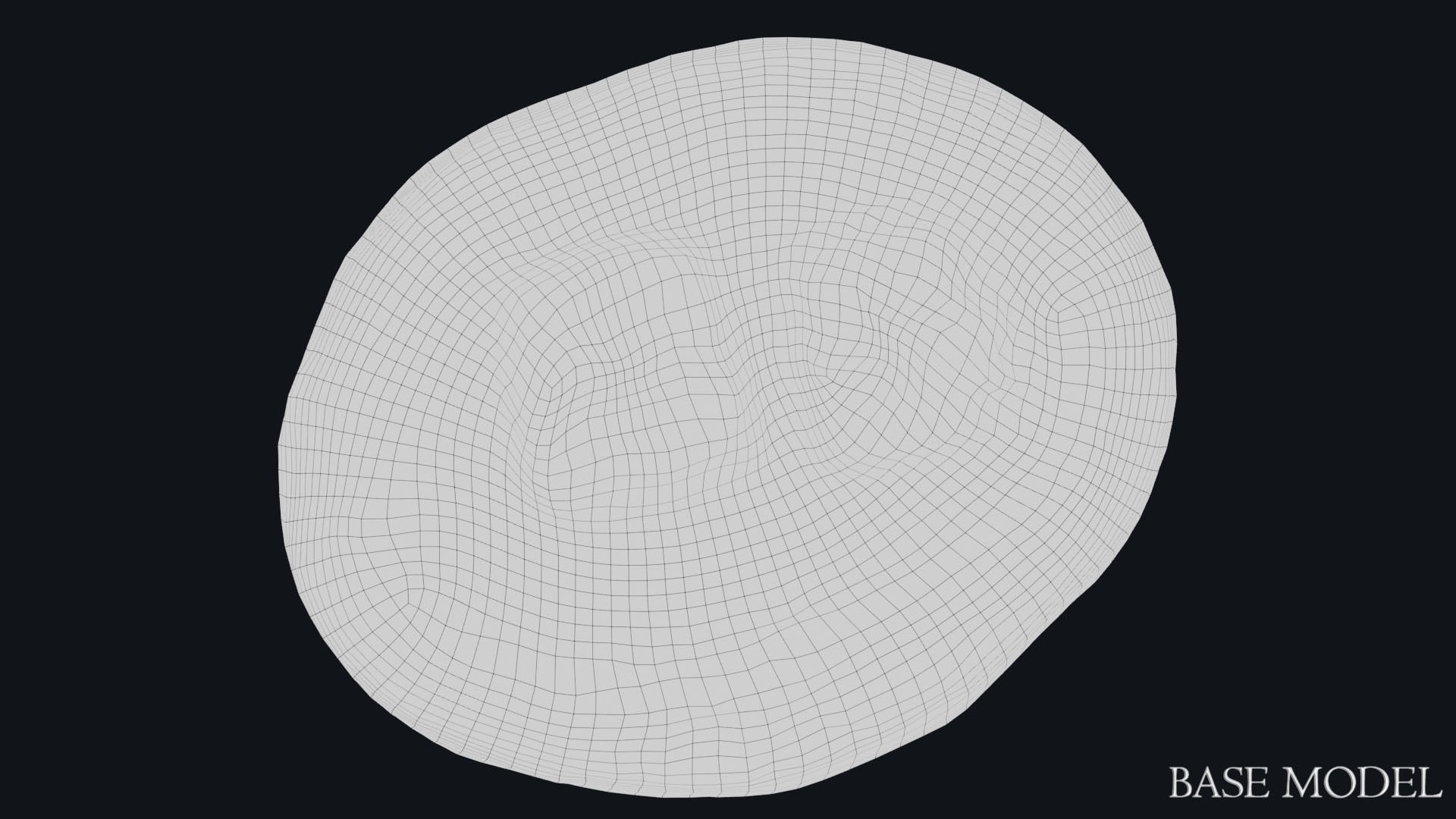 Lydian Coin Low-poly 3D model_32