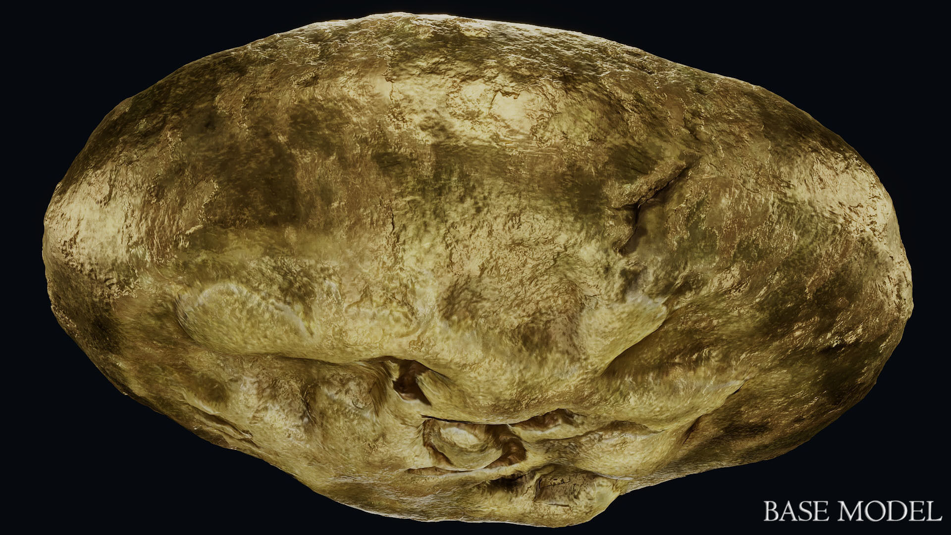 Lydian Coin Low-poly 3D model_37