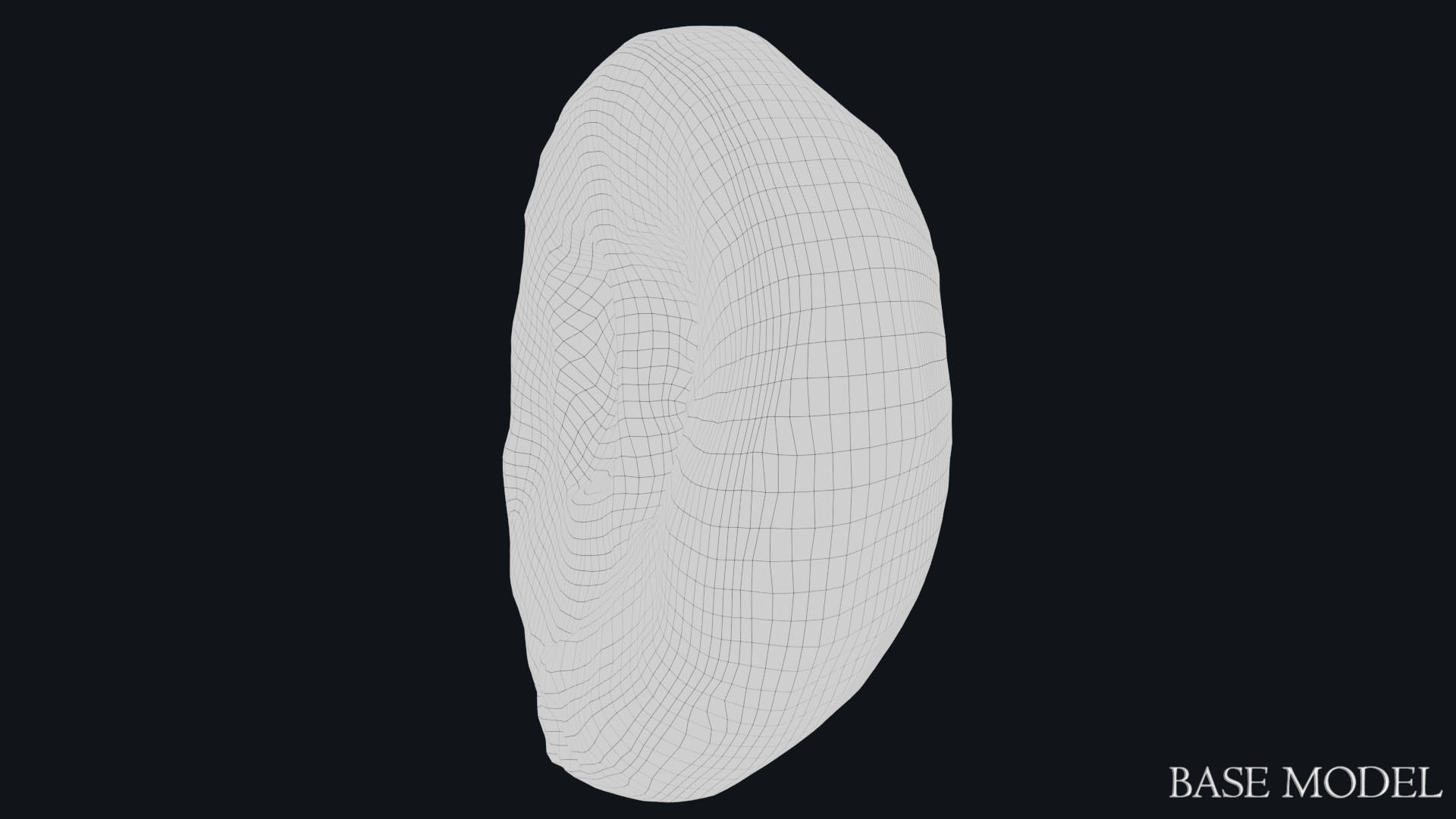 Lydian Coin Low-poly 3D model_28