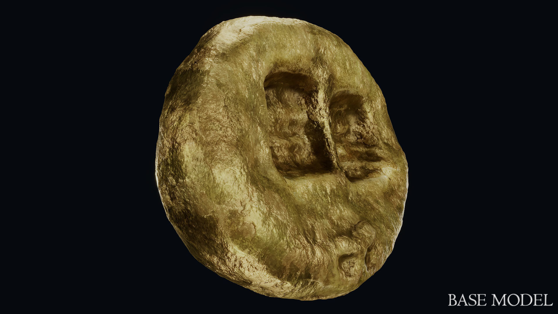 Lydian Coin Low-poly 3D model_47