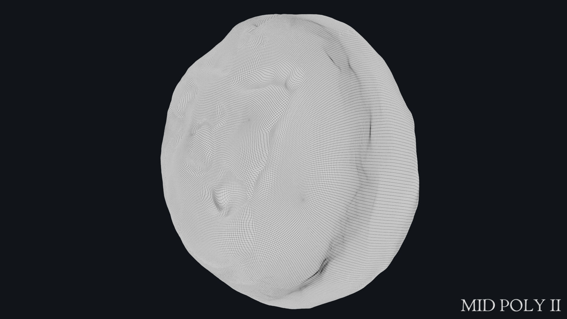 Lydian Coin Low-poly 3D model_61