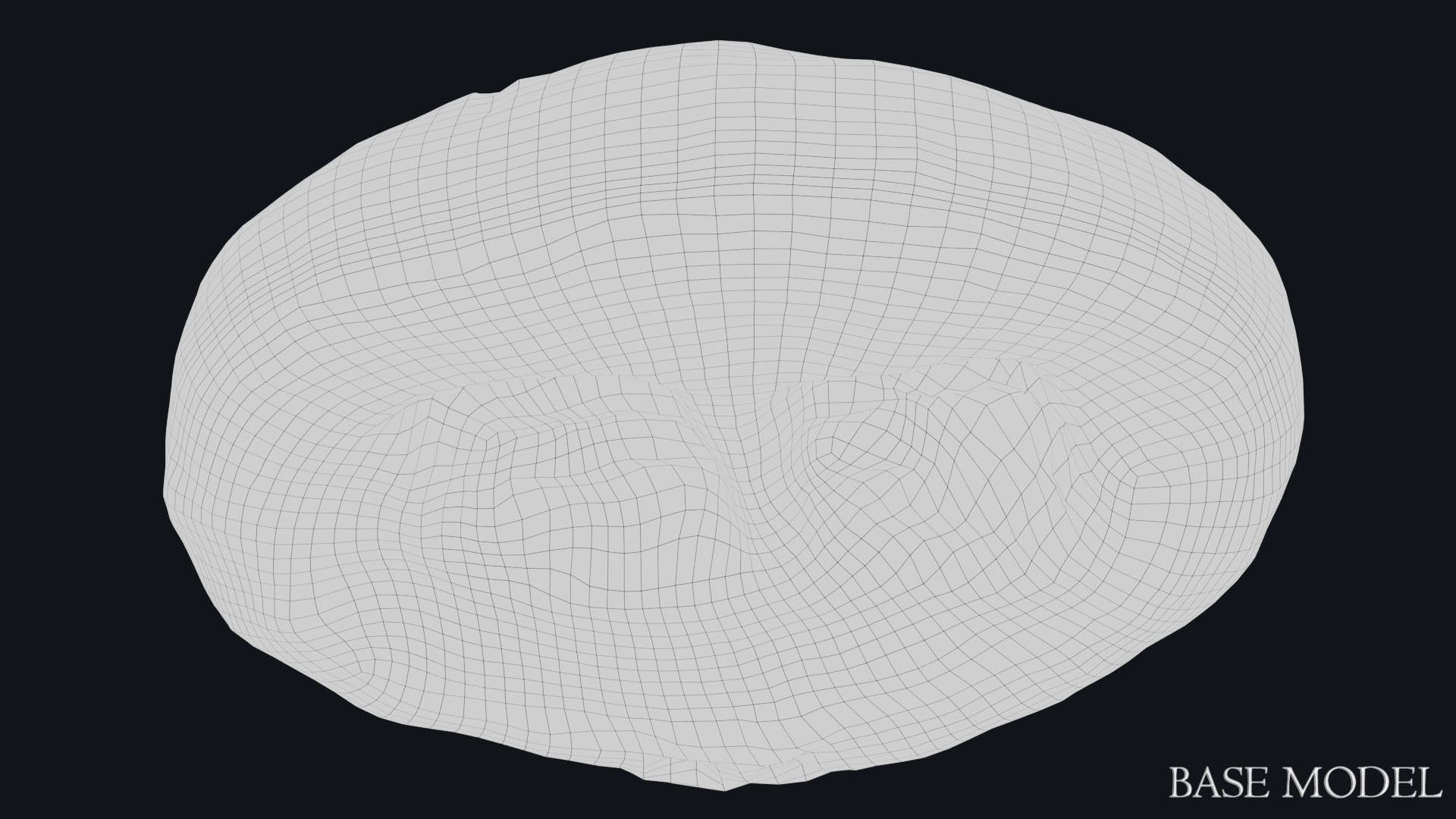 Lydian Coin Low-poly 3D model_34