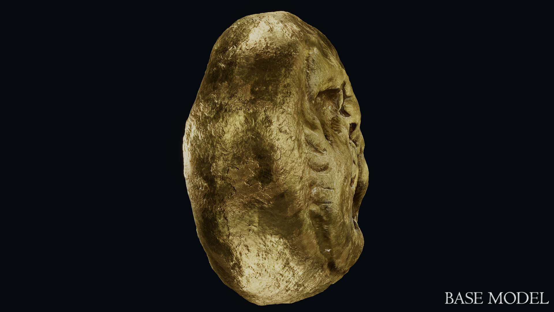 Lydian Coin Low-poly 3D model_25