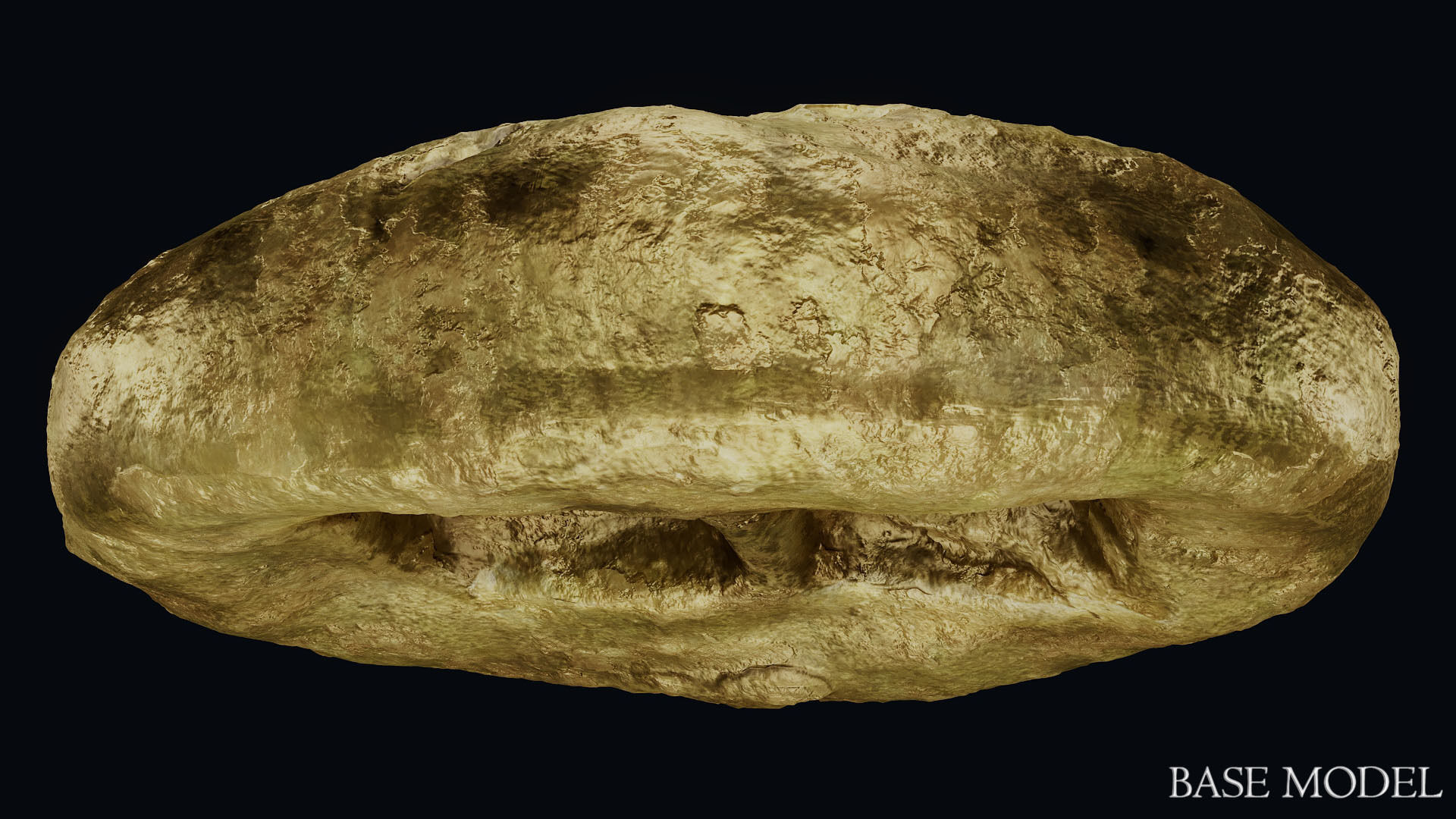 Lydian Coin Low-poly 3D model_35