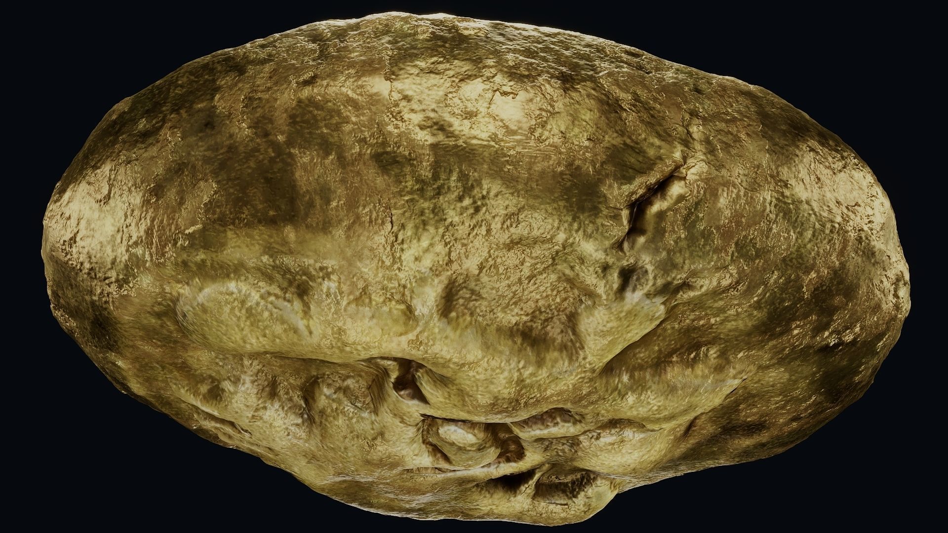 Lydian Coin Low-poly 3D model_12