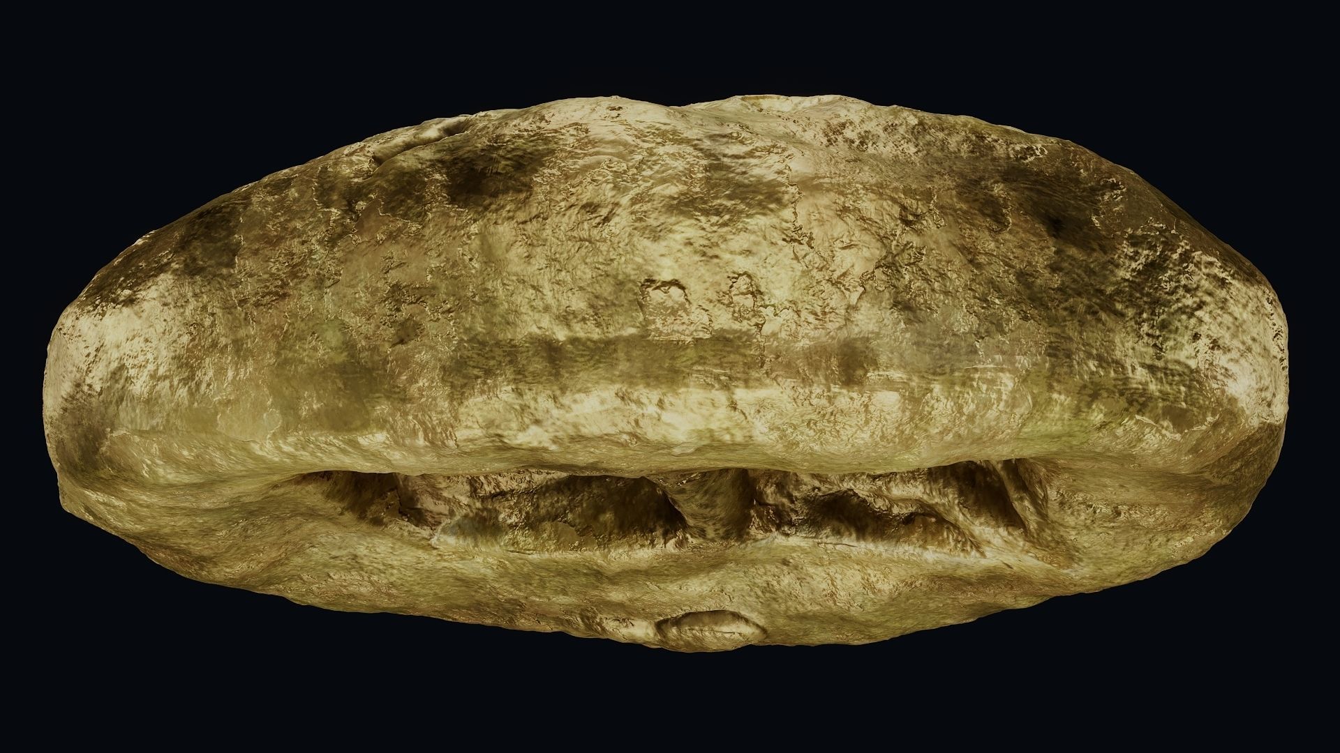 Lydian Coin Low-poly 3D model_11