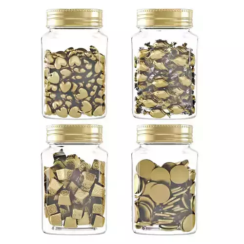 Chocolates in a jar
