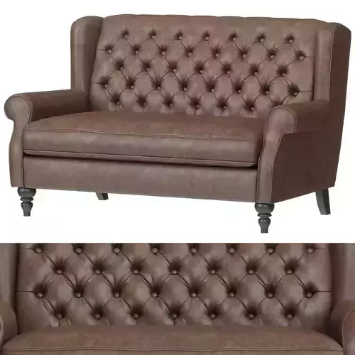 Next   Sherlock Button Small Sofa with Black Legs