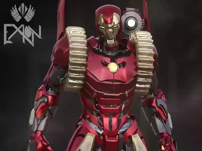 Iron Man MK63 Godbuster Armor 3D model