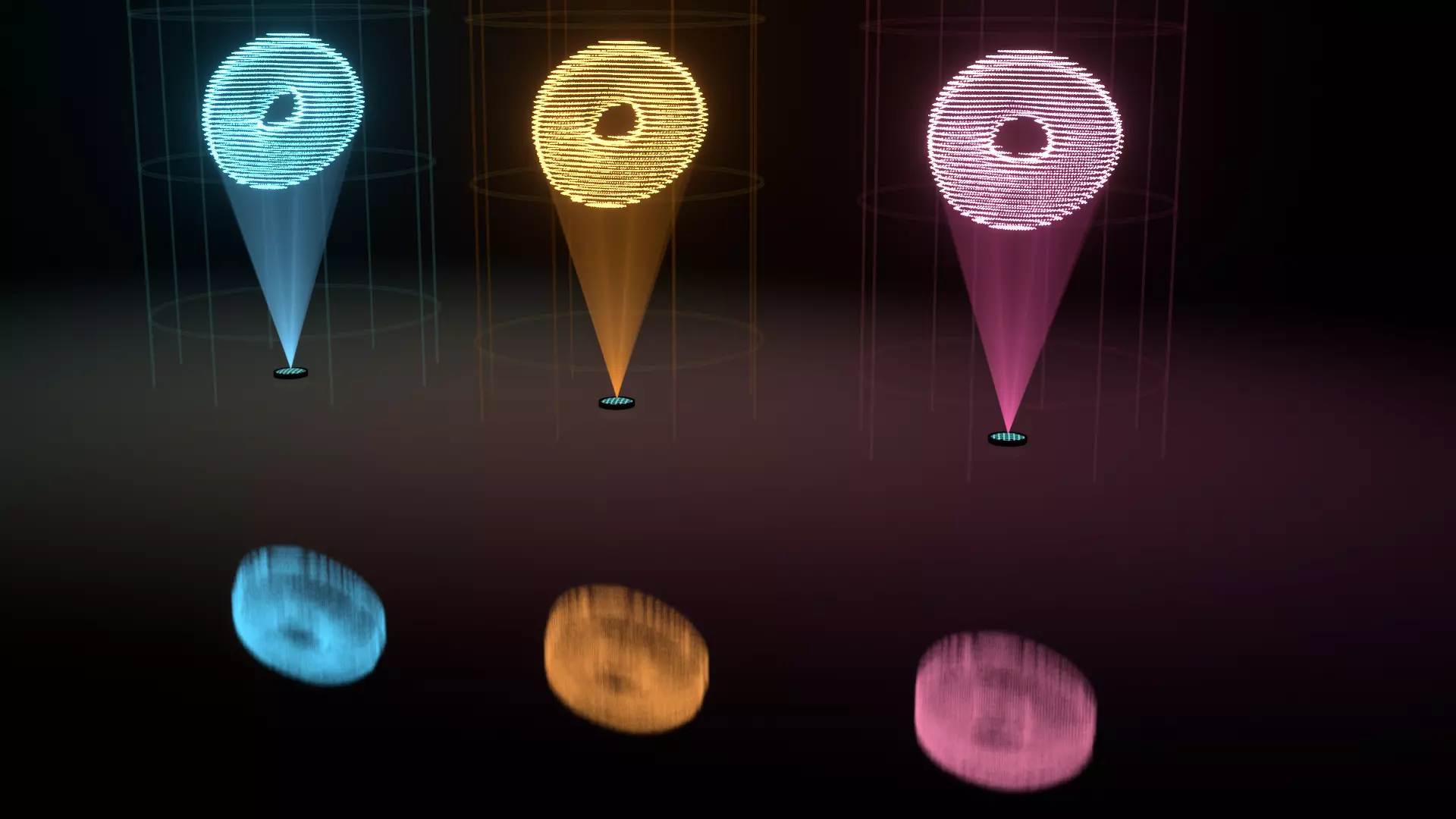 Hologram Donut 3D model_0