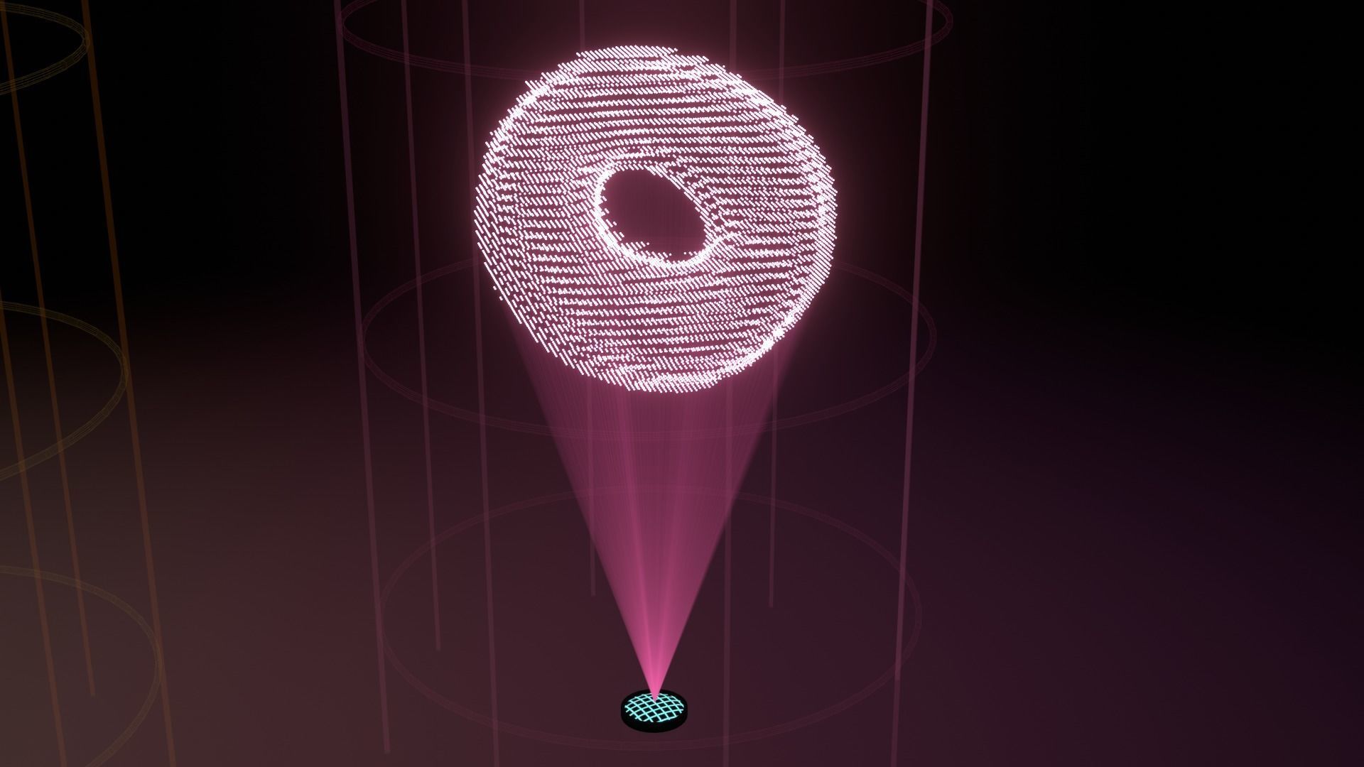 Hologram Donut 3D model_9