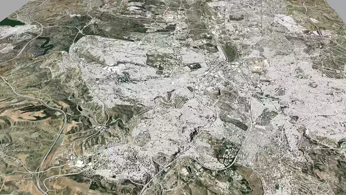 Cityscape Ankara Turkey 3D model