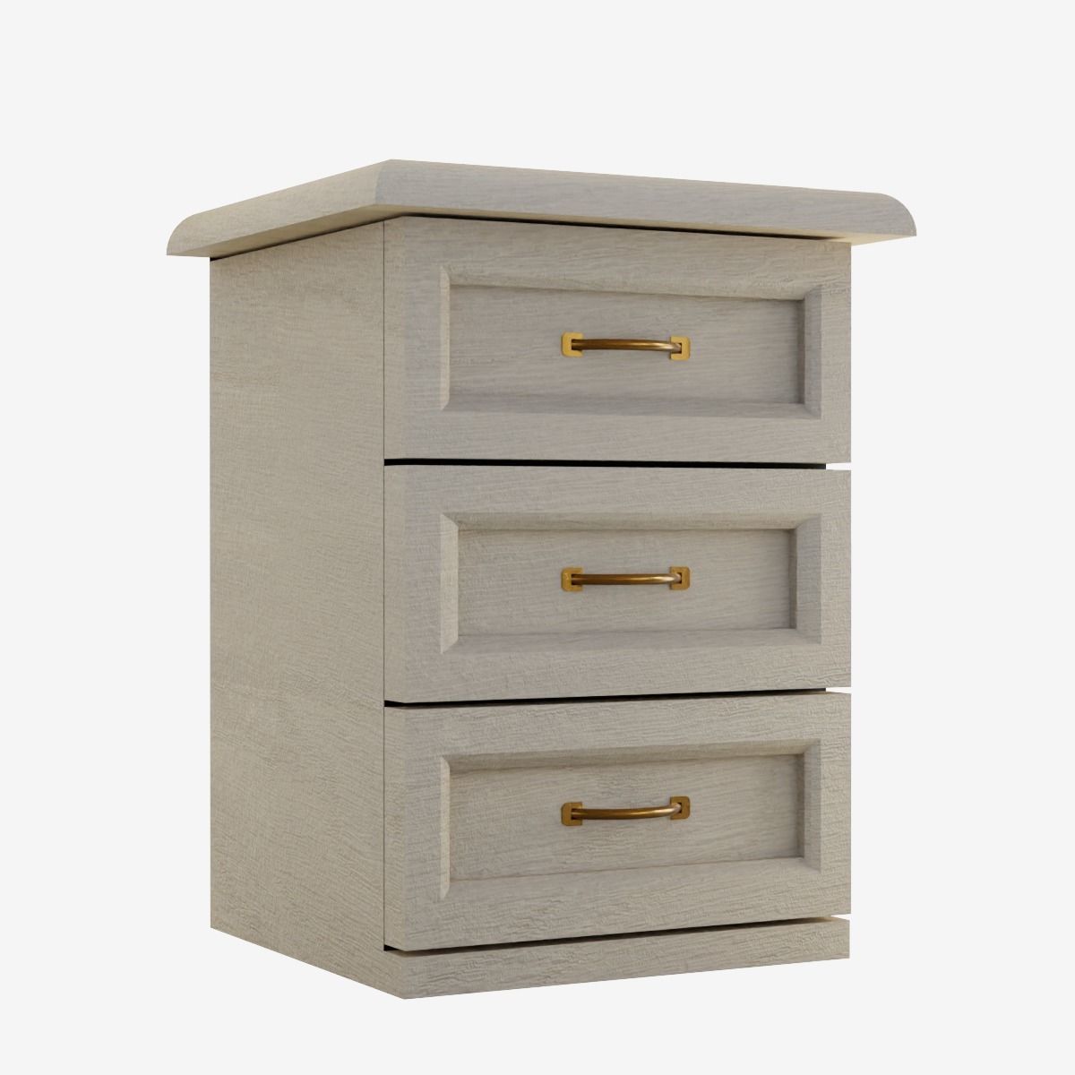 Chest of Drawers Low-poly 3D model_2