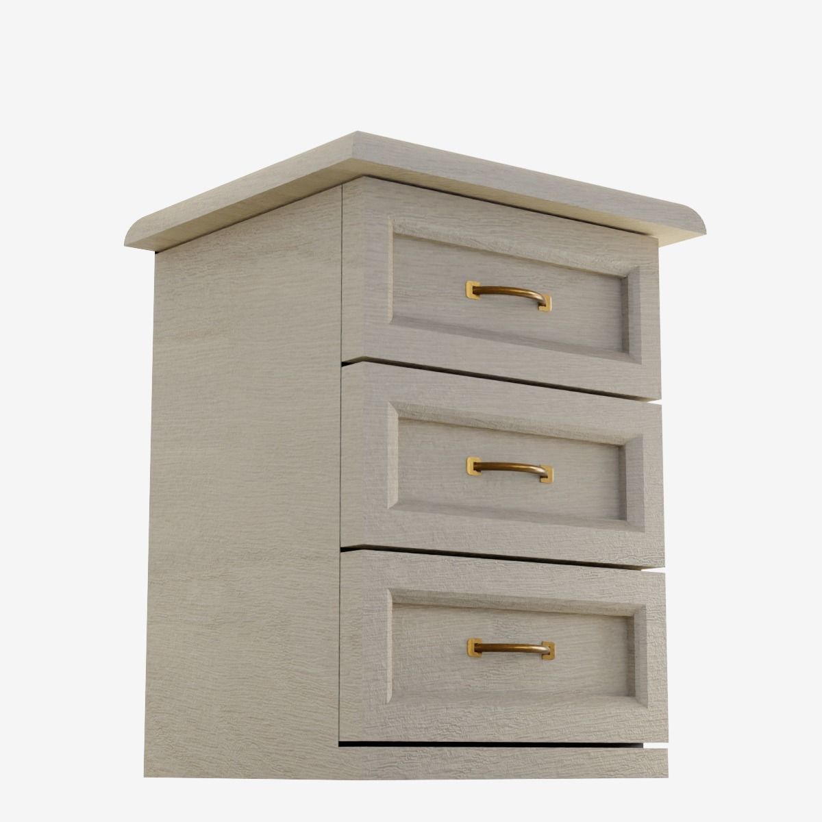 Chest of Drawers Low-poly 3D model_12